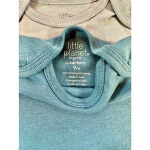 Carter’s Little Planet Organic Body Suits - 9M